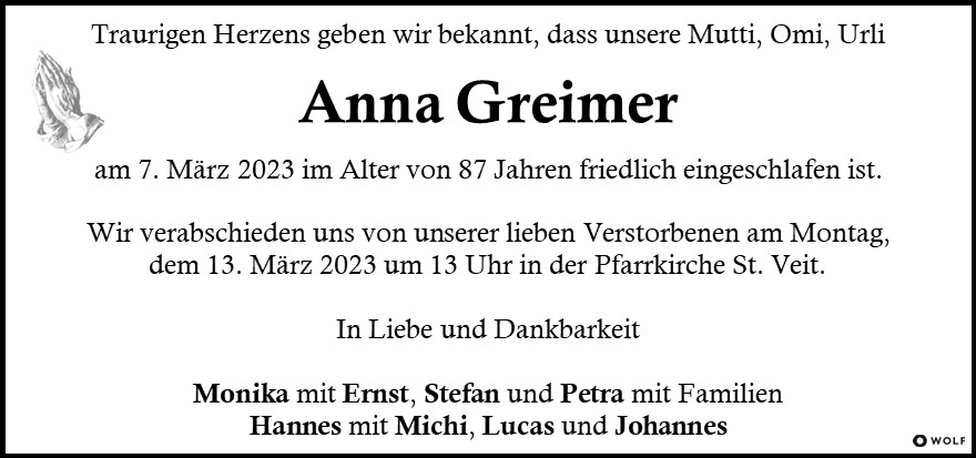 Anna Greimer